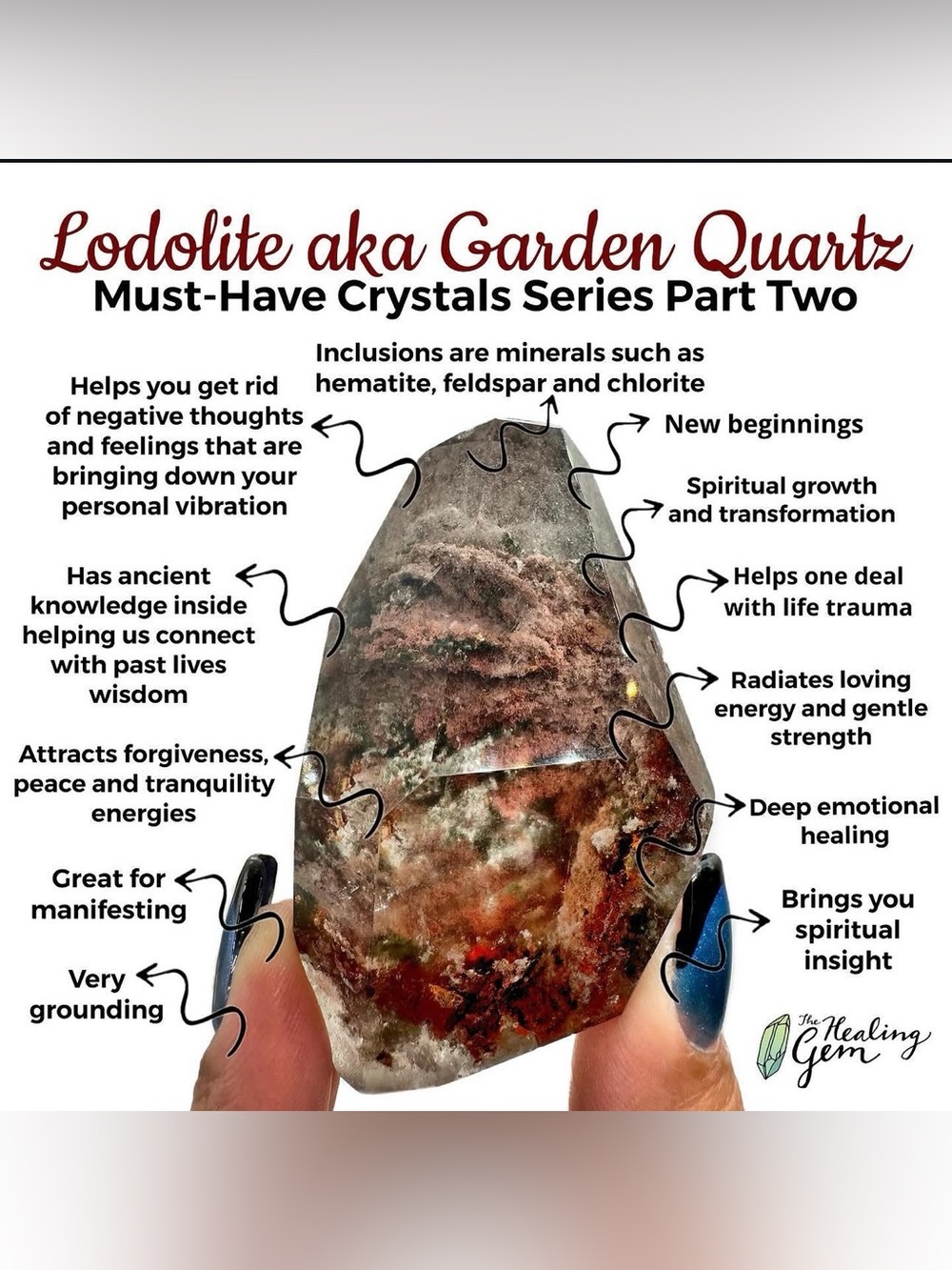 Garden Quartz Crystal Freeform - Picture 8 of 15